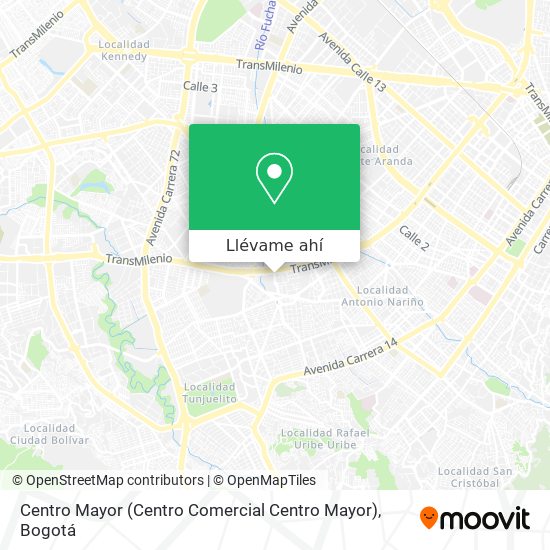 Mapa de Centro Mayor (Centro Comercial Centro Mayor)