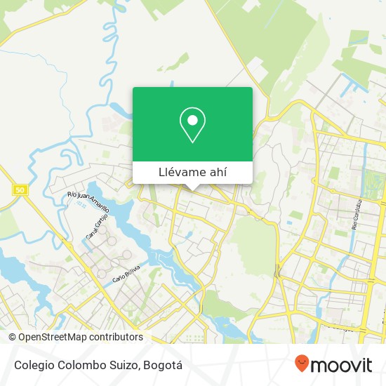 Mapa de Colegio Colombo Suizo