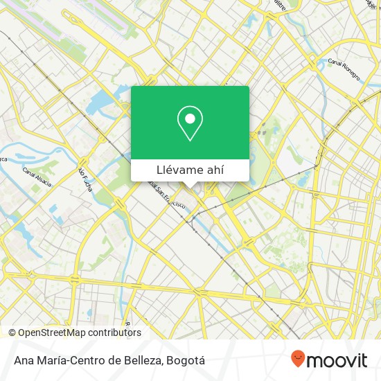 Mapa de Ana María-Centro de Belleza