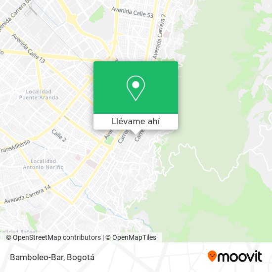 Mapa de Bamboleo-Bar