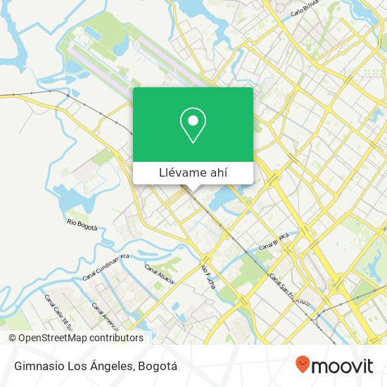 Mapa de Gimnasio Los Ángeles