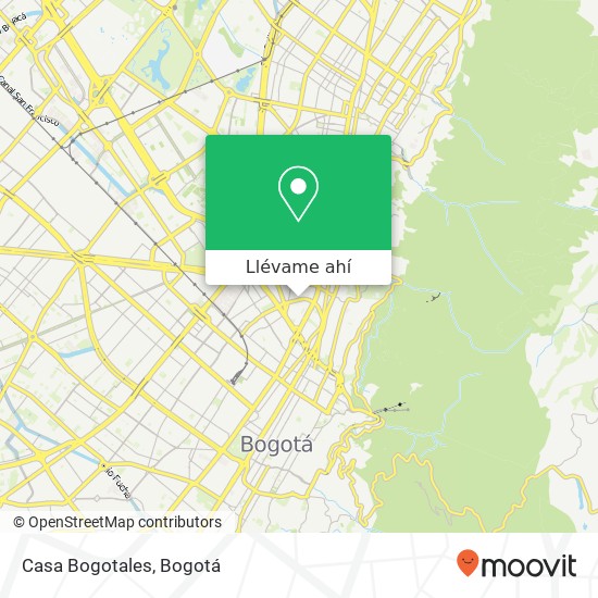 Mapa de Casa Bogotales