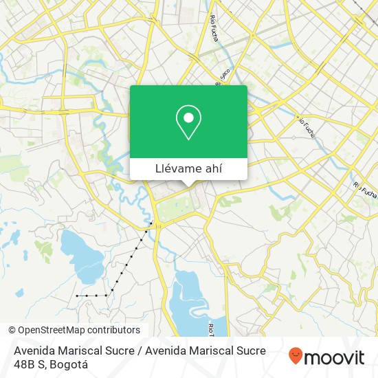 Mapa de Avenida Mariscal Sucre / Avenida Mariscal Sucre 48B S