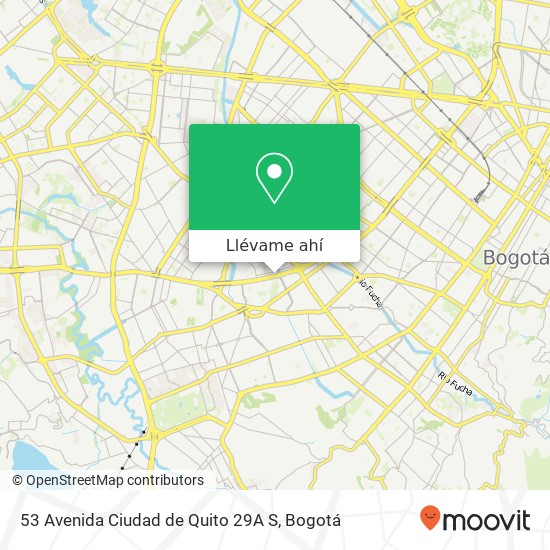 Mapa de 53 Avenida Ciudad de Quito 29A S