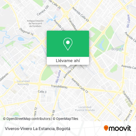 Mapa de Viveros-Vivero La Estancia
