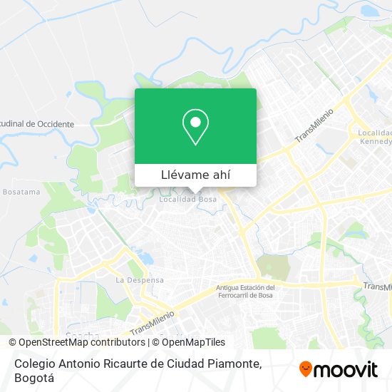 Mapa de Colegio Antonio Ricaurte de Ciudad Piamonte
