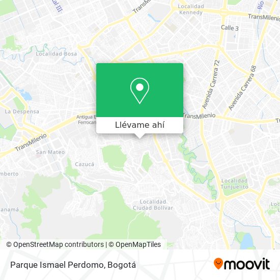 Mapa de Parque Ismael Perdomo