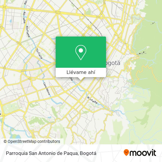 Mapa de Parroquia San Antonio de Paqua