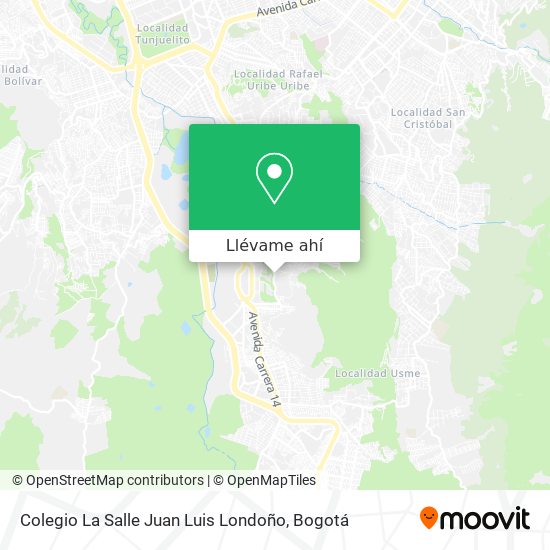 Mapa de Colegio La Salle Juan Luis Londoño