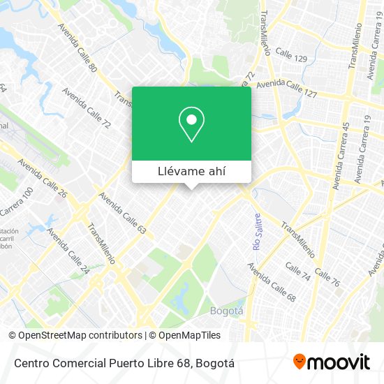 Mapa de Centro Comercial Puerto Libre 68
