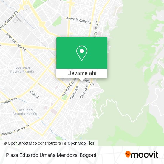 Mapa de Plaza Eduardo Umaña Mendoza