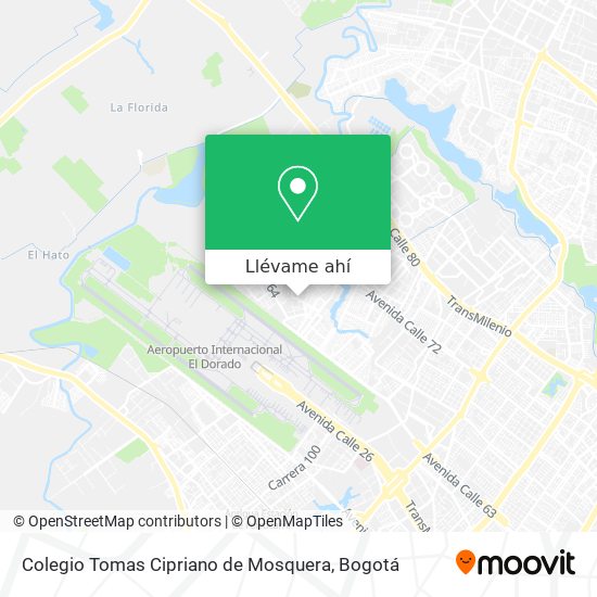 Mapa de Colegio Tomas Cipriano de Mosquera