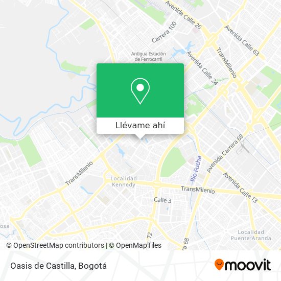 Mapa de Oasis de Castilla