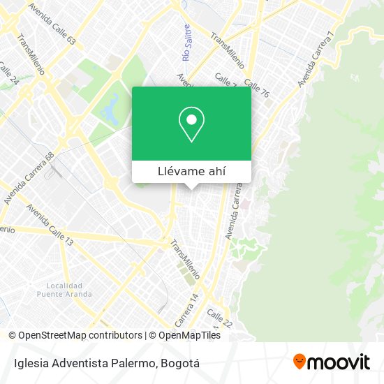 Mapa de Iglesia Adventista Palermo