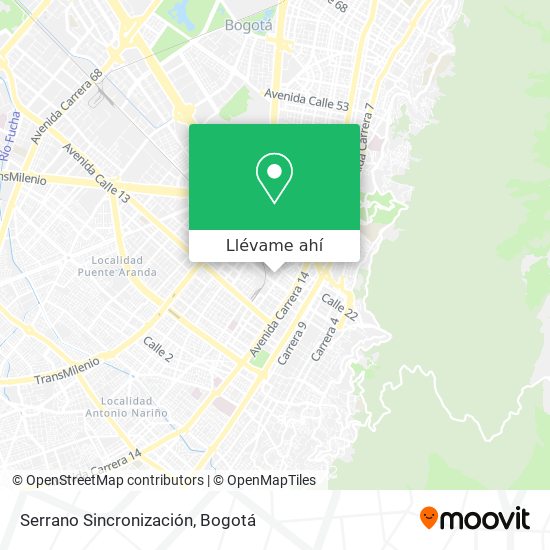 Mapa de Serrano Sincronización