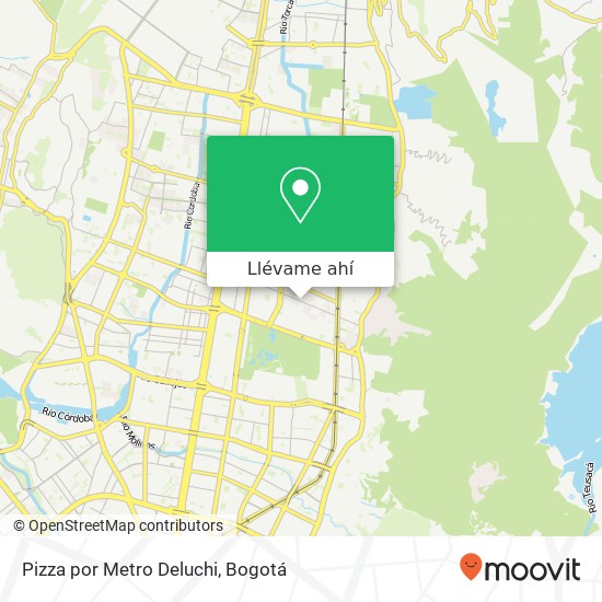 Mapa de Pizza por Metro Deluchi