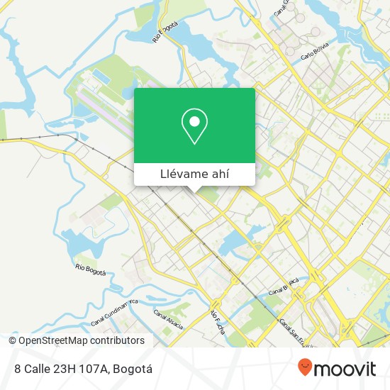 Mapa de 8 Calle 23H 107A