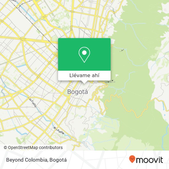 Mapa de Beyond Colombia