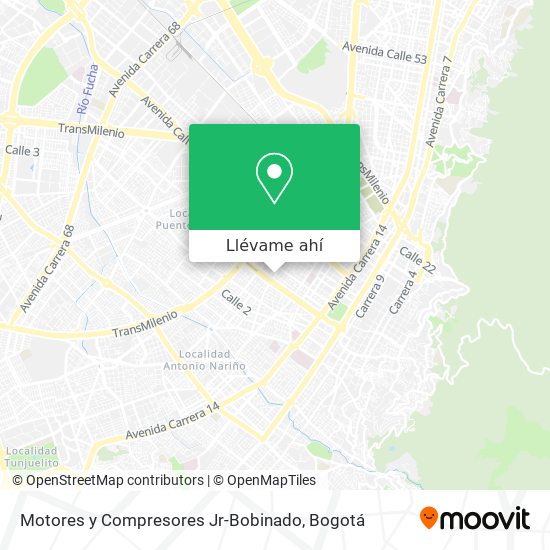 Mapa de Motores y Compresores Jr-Bobinado