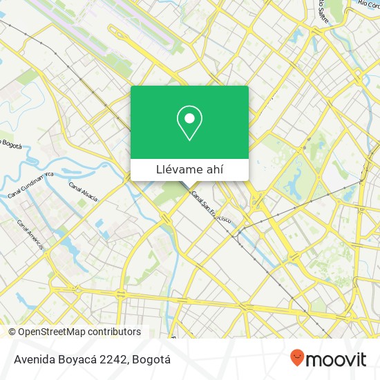 Mapa de Avenida Boyacá 2242