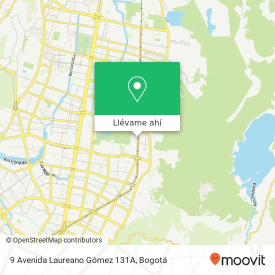 Mapa de 9 Avenida Laureano Gómez 131A