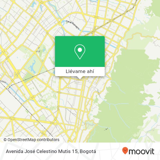 Mapa de Avenida José Celestino Mutis 15