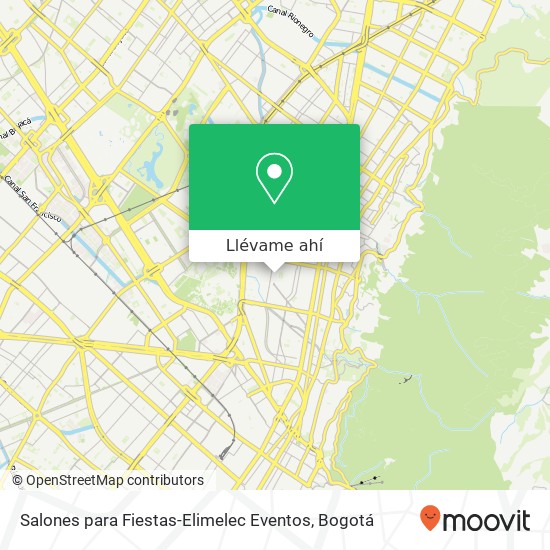 Mapa de Salones para Fiestas-Elimelec Eventos