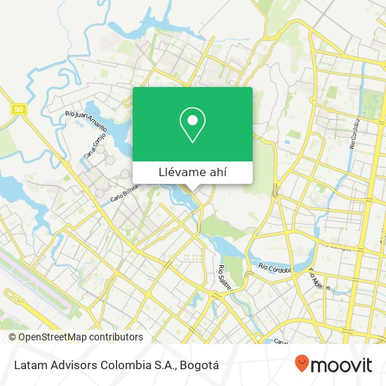 Mapa de Latam Advisors Colombia S.A.