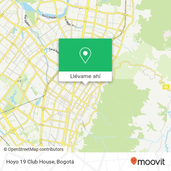 Mapa de Hoyo 19 Club House