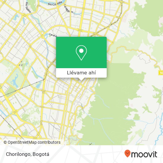 Mapa de Chorilongo