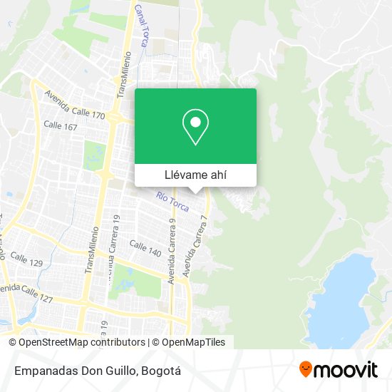 Mapa de Empanadas Don Guillo