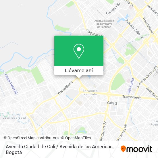 Mapa de Avenida Ciudad de Cali / Avenida de las Américas