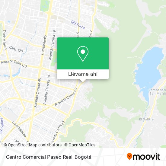 Mapa de Centro Comercial Paseo Real