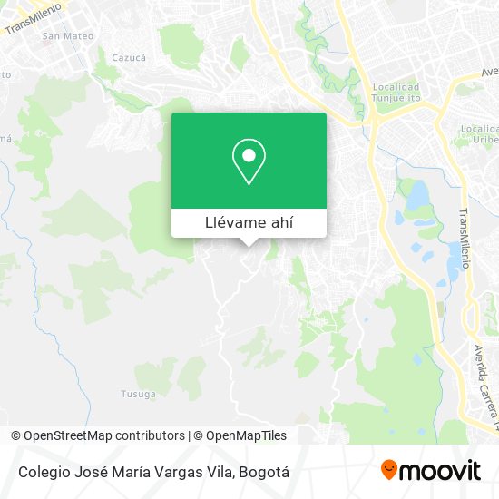 Mapa de Colegio José María Vargas Vila