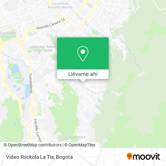 Mapa de Video Rockola La Tia