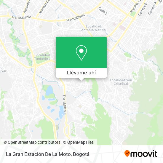 Mapa de La Gran Estación De La Moto