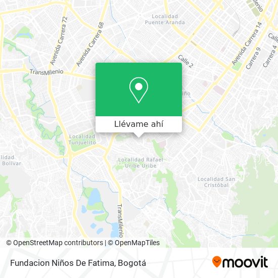 Mapa de Fundacion Niños De Fatima