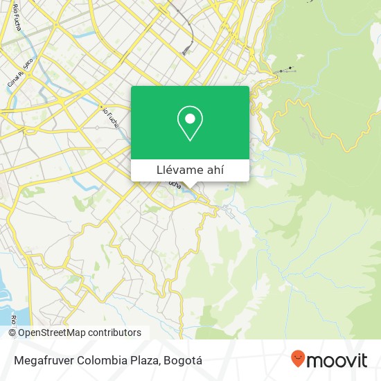 Mapa de Megafruver Colombia Plaza