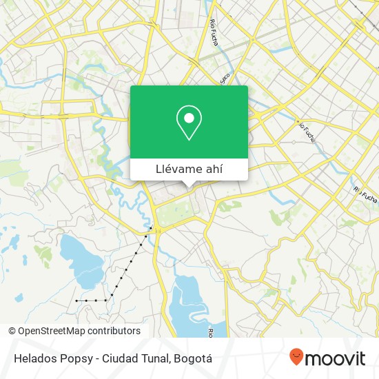 Mapa de Helados Popsy - Ciudad Tunal