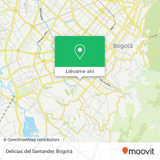 Mapa de Delicias del Santander