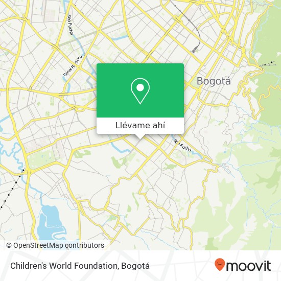 Mapa de Children's World Foundation