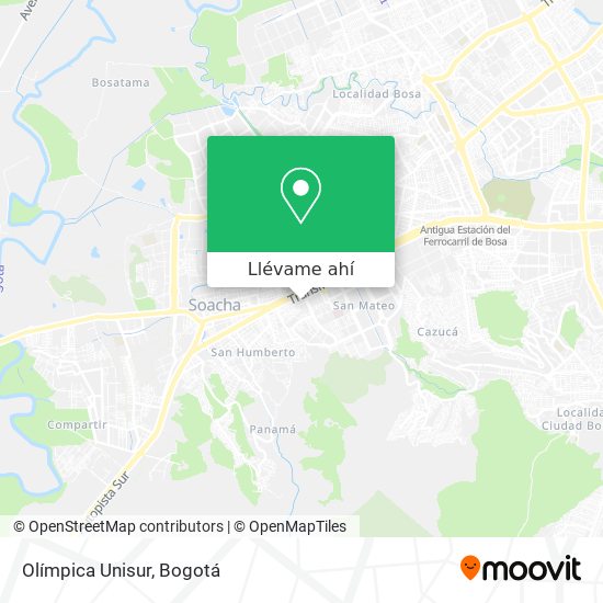 Mapa de Olímpica Unisur