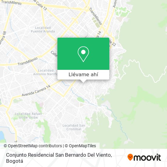 Mapa de Conjunto Residencial San Bernardo Del Viento
