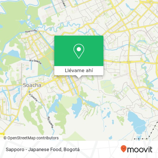 Mapa de Sapporo - Japanese Food