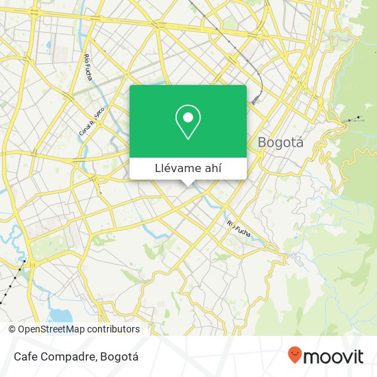 Mapa de Cafe Compadre
