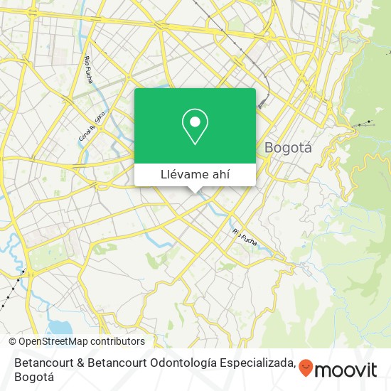 Mapa de Betancourt & Betancourt Odontología Especializada