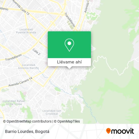 Mapa de Barrio Lourdes