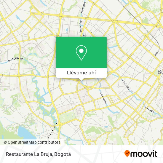 Mapa de Restaurante La Bruja
