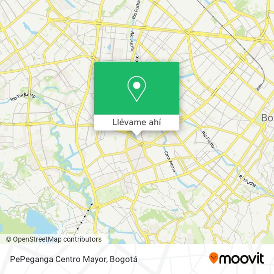 Mapa de PePeganga Centro Mayor