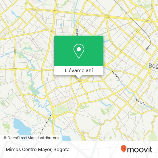 Mapa de Mimos Centro Mayor